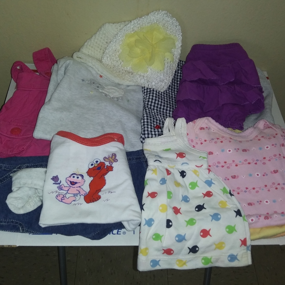 14 pc Lot - Baby Girl - #2 - Children's Place, Faded Glory, Baby Gap & More